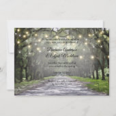 Wormsloe Venue Green Live Oaks Verlovingsfeest Kaart (Voorkant)