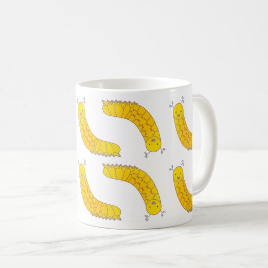 wormstijl koffiemok (Voorkant rechts)