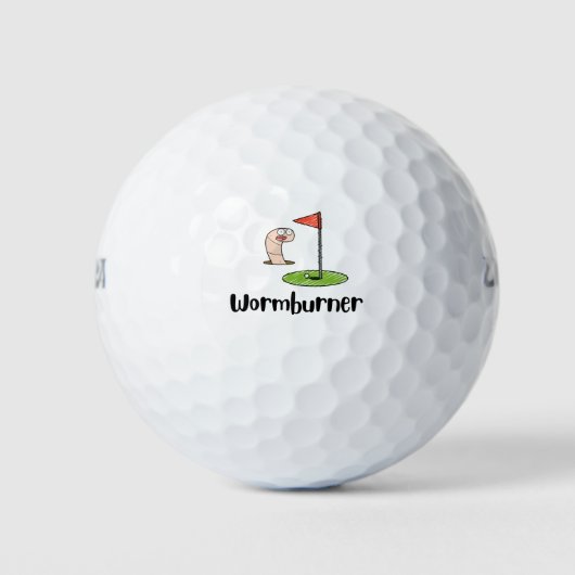 wormverbrander golfballen (Voorkant)