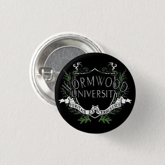 Wormwood University Ronde Button 3,2 Cm (Voorkant /achterkant)