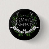 Wormwood University Ronde Button 3,2 Cm (Voorkant)