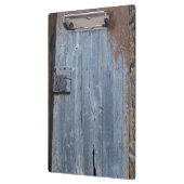 Worn and Rusty Wooden Deuren Klembord (Links)