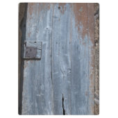 Worn and Rusty Wooden Deuren Klembord (Achterkant)