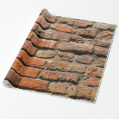 Worn Bricks Cadeaupapier (Uitgerold)