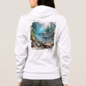 Worn Calm | Kokanee Zalmstroom Hoodie (Achterkant)