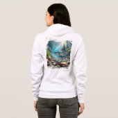 Worn Calm | Kokanee Zalmstroom Hoodie (Achterkant volledig)