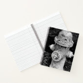 Worn Chipped Rusty Old Fire Hydrant Photograph Notitieboek (Binnen)