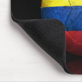 Worn Colombian Flag Football Voetbal Muismat (Hoek)