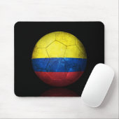 Worn Colombian Flag Football Voetbal Muismat (Met muis)