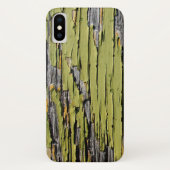 Worn Cracked and Weathered Green Barn Wood Case-Mate iPhone Case (Achterkant)