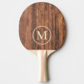 Worn Cutting Board Monogram Tafeltennisbatje (Voorkant)