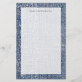 Worn Denim Jeans-Kijk Briefpapier (Voorkant)