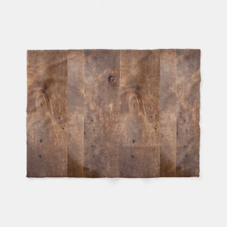 Worn-dennenplank Fleece Deken