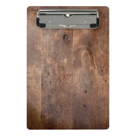 Worn-dennenplank Mini Klembord (Voorkant)
