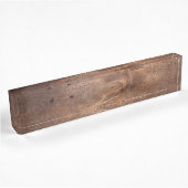 Worn-dennenplank Naambordje