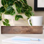 Worn-dennenplank Naambordje
