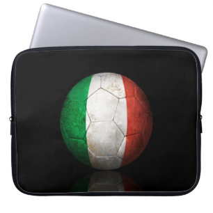 Worn Italiaans Football Voetbal Laptop Sleeve