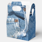 Worn Jeans Favor Box Bedankdoosjes (Geopend)