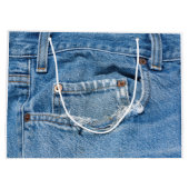 Worn Jeans Gift Bag - Groot Groot Cadeauzakje (Achterkant)