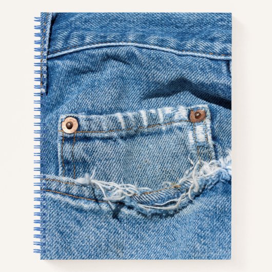 Worn Jeans  Notitieboek (Voorkant)