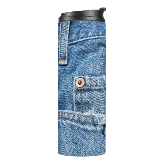 Worn Jeans Thermosbeker (Gedraaid links)