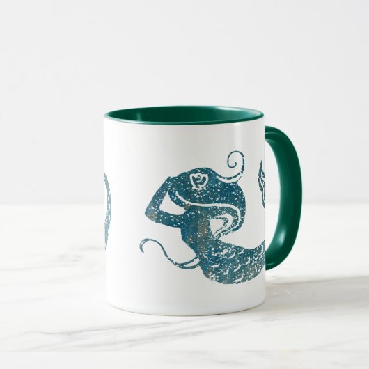 Worn Mermaid Mok (Voorkant rechts)