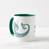 Worn Mermaid Mok (Voorkant links)