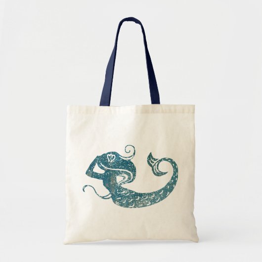 Worn Mermaid Tote Bag (Voorkant)