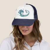 Worn Mermaid Trucker Pet (In situ)