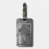 Worn Metal Cross Bagagelabel (Achterkant verticaal)