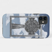 Worn Metal Cross Case-Mate iPhone Case (Achterkant (horizontaal))