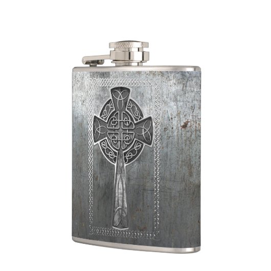 Worn Metal Cross Heupfles (Links)