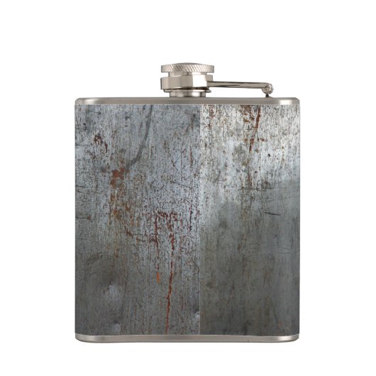 Worn Metal Cross Heupfles (Achterkant)