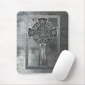 Worn Metal Cross Muismat (Met muis)