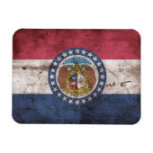 Worn Missouri Flag Magneet (Horizontaal)