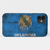 Worn Oklahoma Flag; Case-Mate iPhone Case (Achterkant (horizontaal))