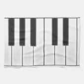 Worn Piano Keys Theedoek (Horizontaal)