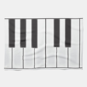 Worn Piano Keys Theedoek