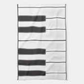 Worn Piano Keys Theedoek (Verticaal)