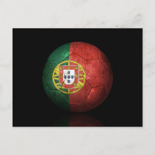 Worn Portugees Football Voetbal Briefkaart