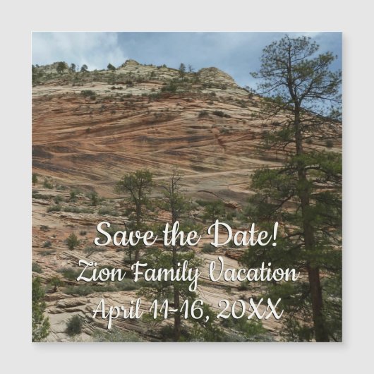 Worn Rock Walls in Zion National Park (Voorkant)
