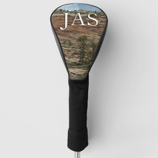 Worn Rock Walls in Zion National Park Golfheadcover (Voorkant)