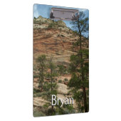 Worn Rock Walls in Zion National Park Klembord (Rechts)