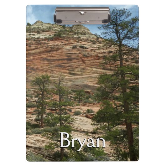 Worn Rock Walls in Zion National Park Klembord (Voorkant)