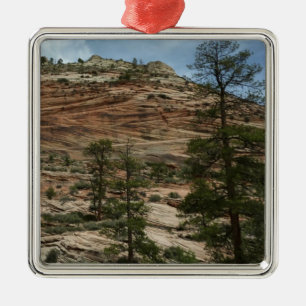Worn Rock Walls in Zion National Park Metalen Ornament