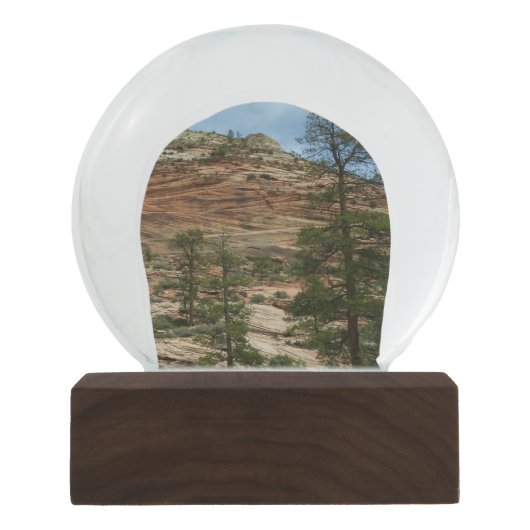 Worn Rock Walls in Zion National Park Sneeuwbol (Voorkant)