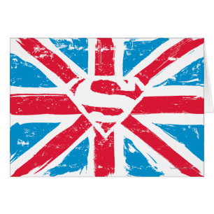 Worn S-Shield over vlag