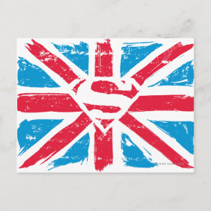 Worn S-Shield over vlag Briefkaart