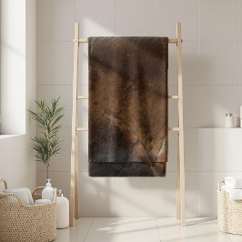 Worn Saddle Faux Leather Badhanddoek