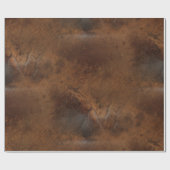 Worn Saddle Faux Leather Cadeaupapier (Vlak)